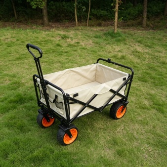 New Outdoor Camping Wagon Foldable Picnic Cart with Table Board