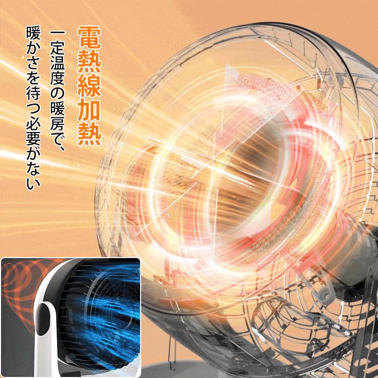 【先着50名様限定で半額】家庭用AIファンヒーター