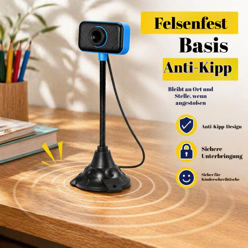 HD USB-Webcam, geeignet für Online-Kurse, Live-Streaming und Meetings
