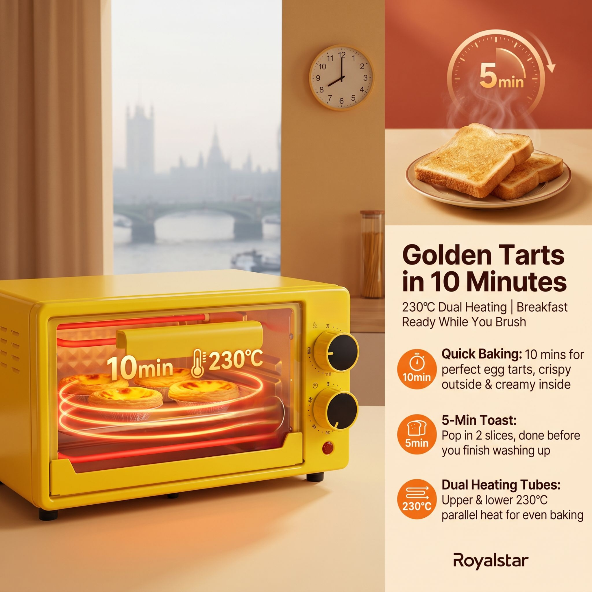 Smart Portable Home Baking Electric Oven Multi-use Bread Maker