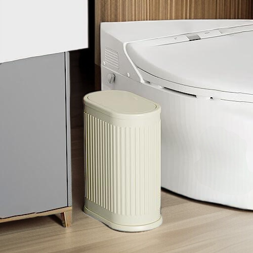 世帯の屑大箱の浴室の楕円形のステンレス鋼の屑大箱の台所世帯のペーパー バスケットの継ぎ目の屑大箱の居間の屑大箱