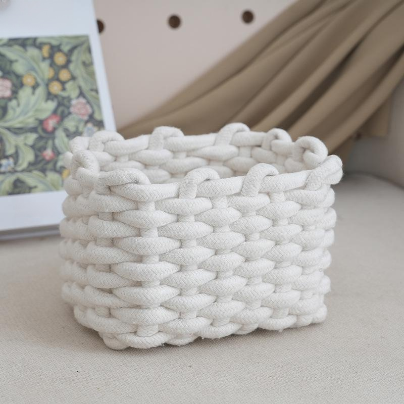Cotton Rope Woven Storage Bin
