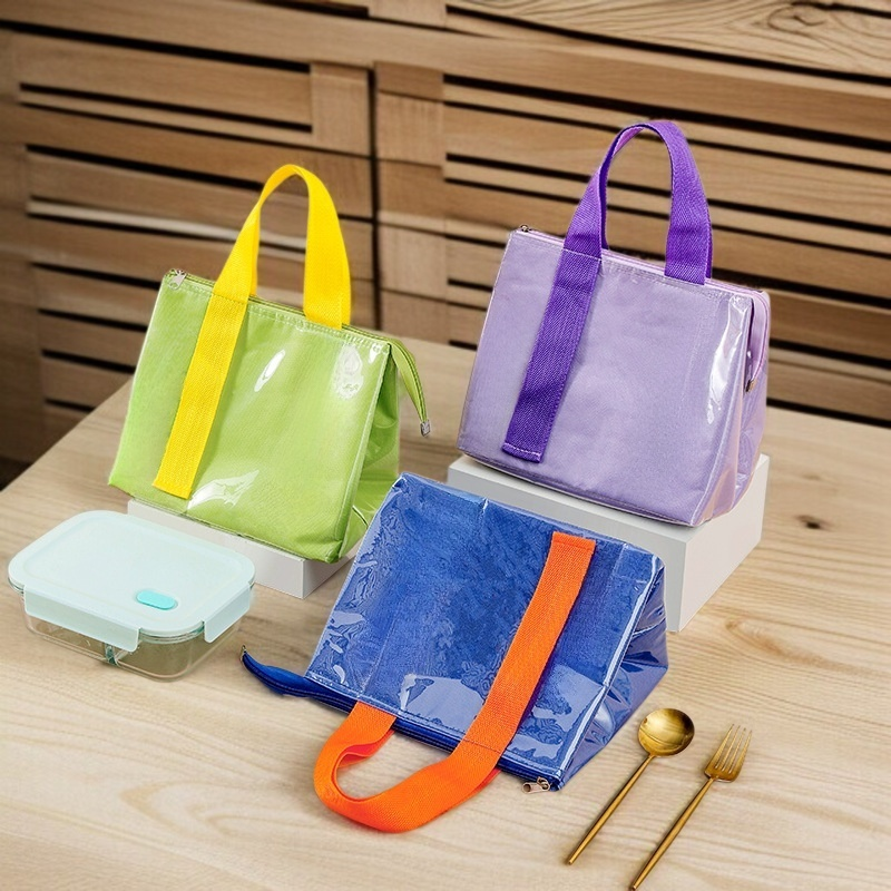 도시락을 안전하게 보관하는 PU 봉투