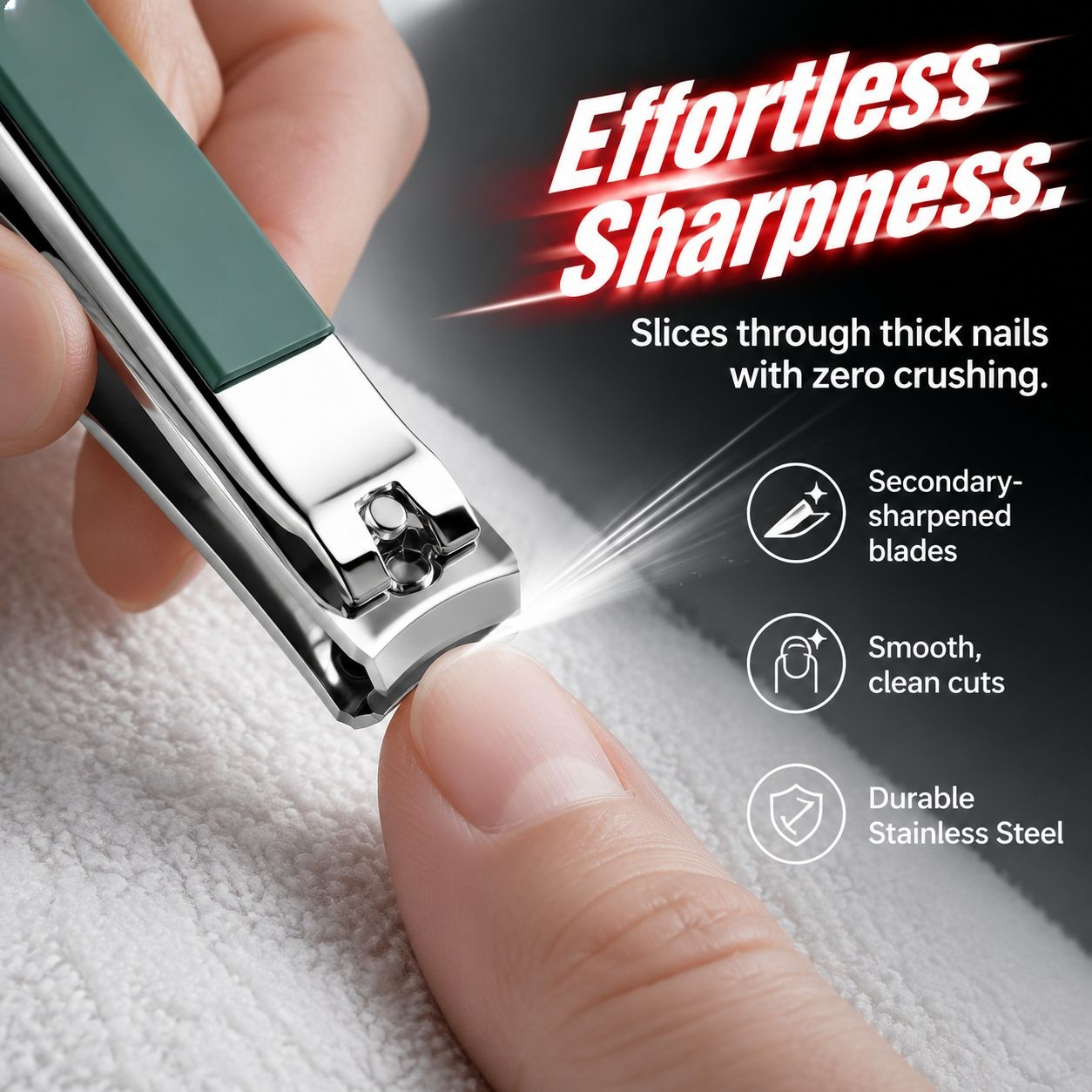 Portable Stainless Steel Nail Clipper Set