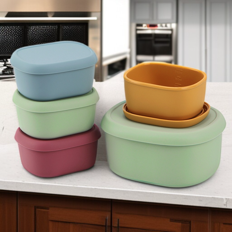 多功能便攜飯盒，適合戶外露營、野餐、微波加熱保溫，適用於學生和職場人士