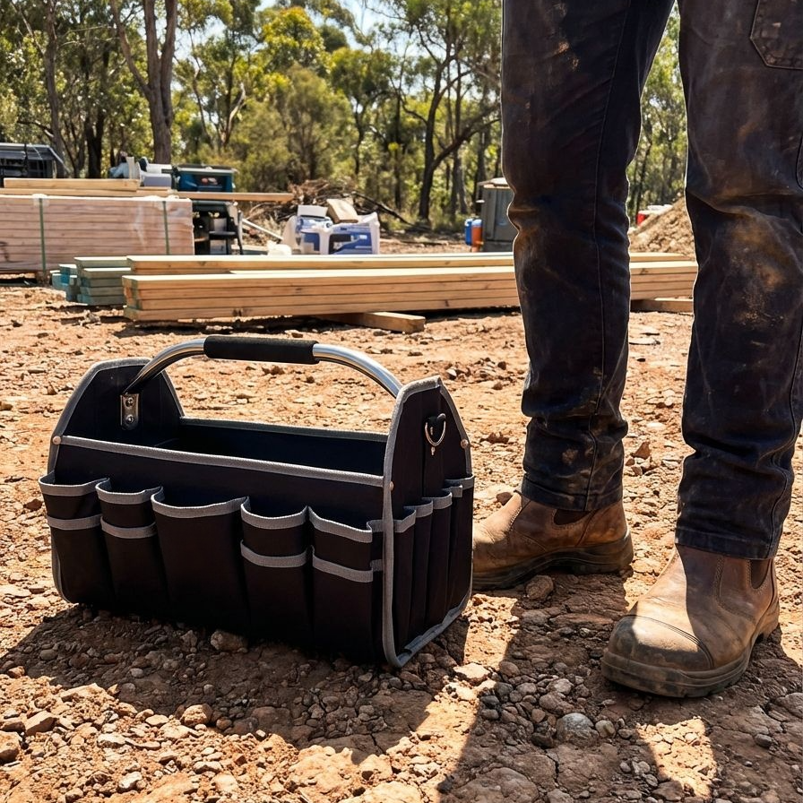 現場作業用の頑丈なツールバッグ