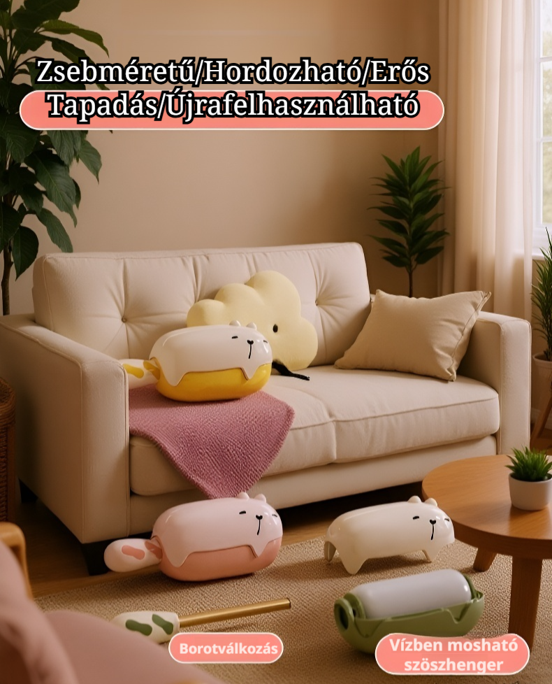 Kétfunkciós szösztelenítő közelről