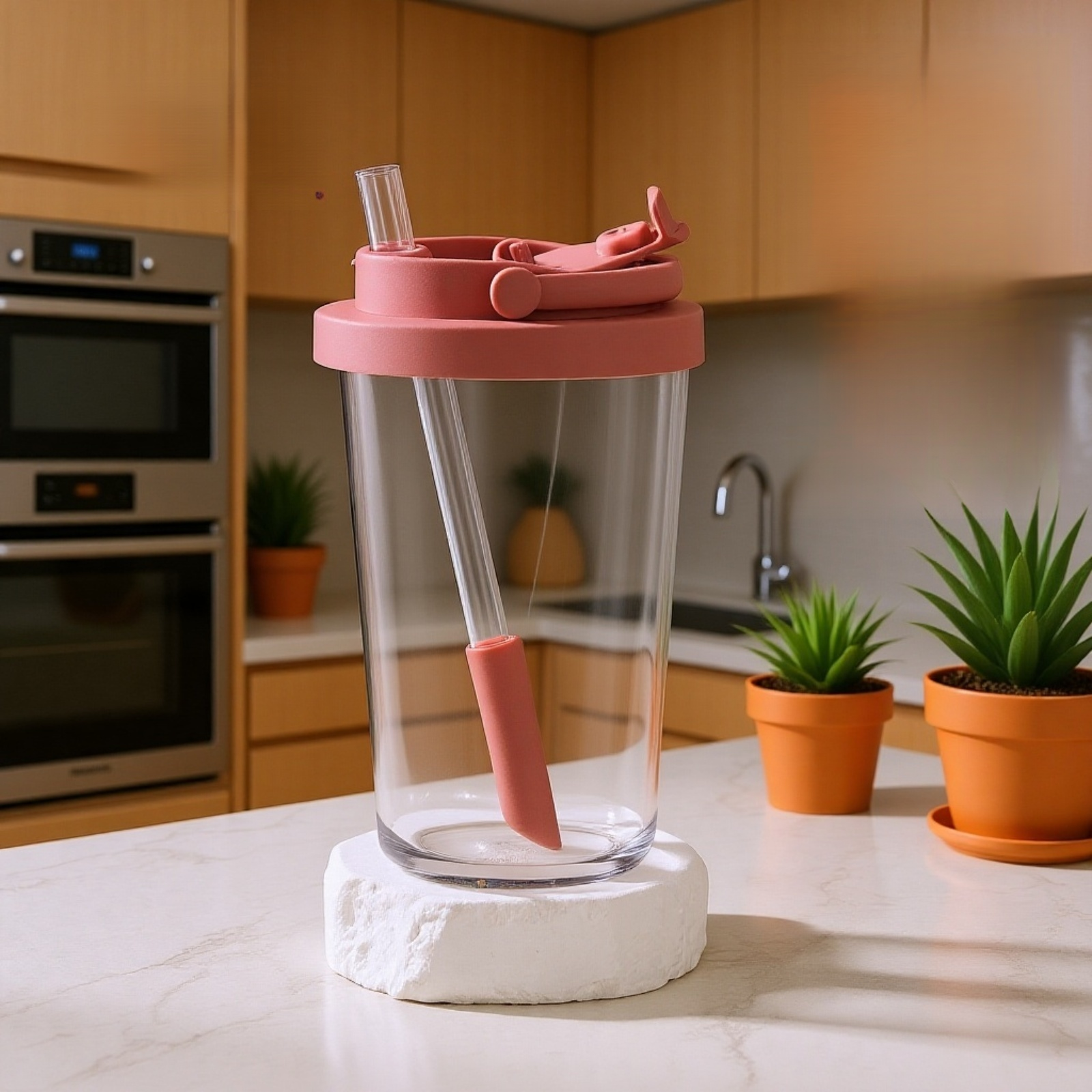 다양한 색상의 새로운 물병