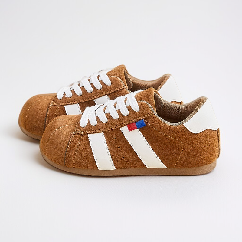 أحذية كاجوال بكعب داخلي مستدير من الأمام