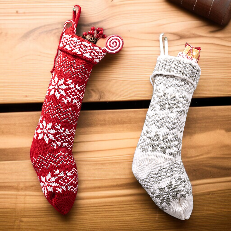 聖誕針織襪溫馨家居裝飾