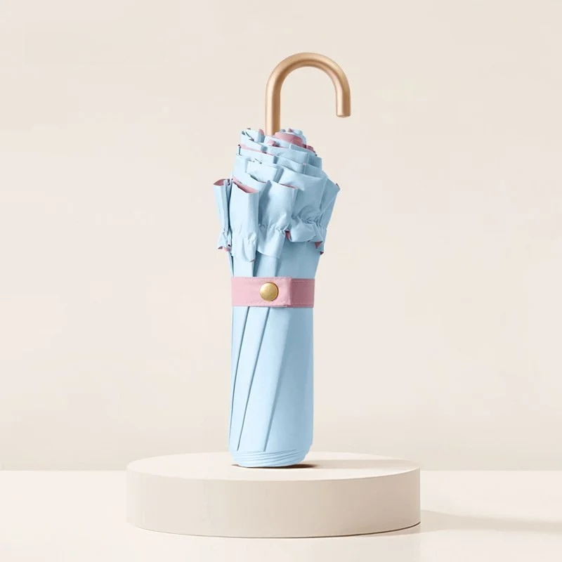 레이스 삼단 접이식 우산