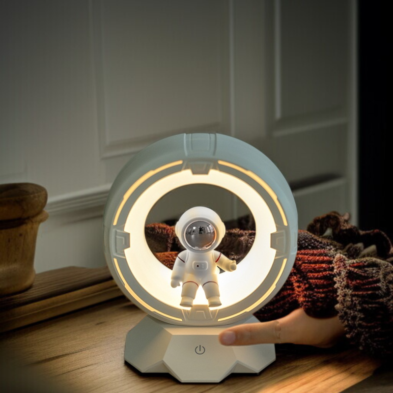 Creative Astronaut Shape Night Light Student Dormitory Ornament Rechargeable