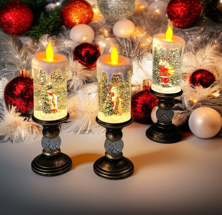 선물용으로 인기 많은 크리스마스 물 양초