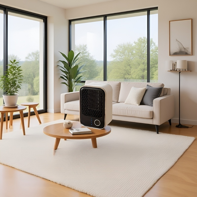 Calefactor PTC portátil con control remoto, calentamiento rápido para el hogar en invierno