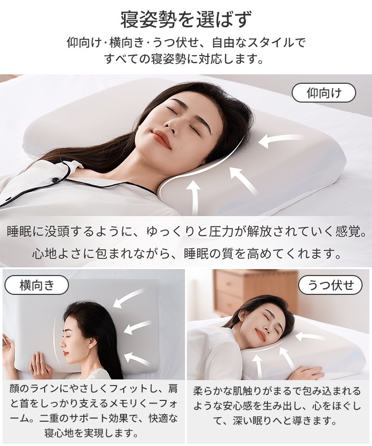 深い眠り枕「芯から眠れた感」