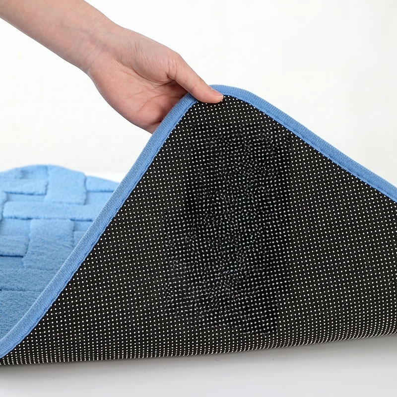 Imitation Cashmere Non-Slip Doorway and Bathroom Floor Mat