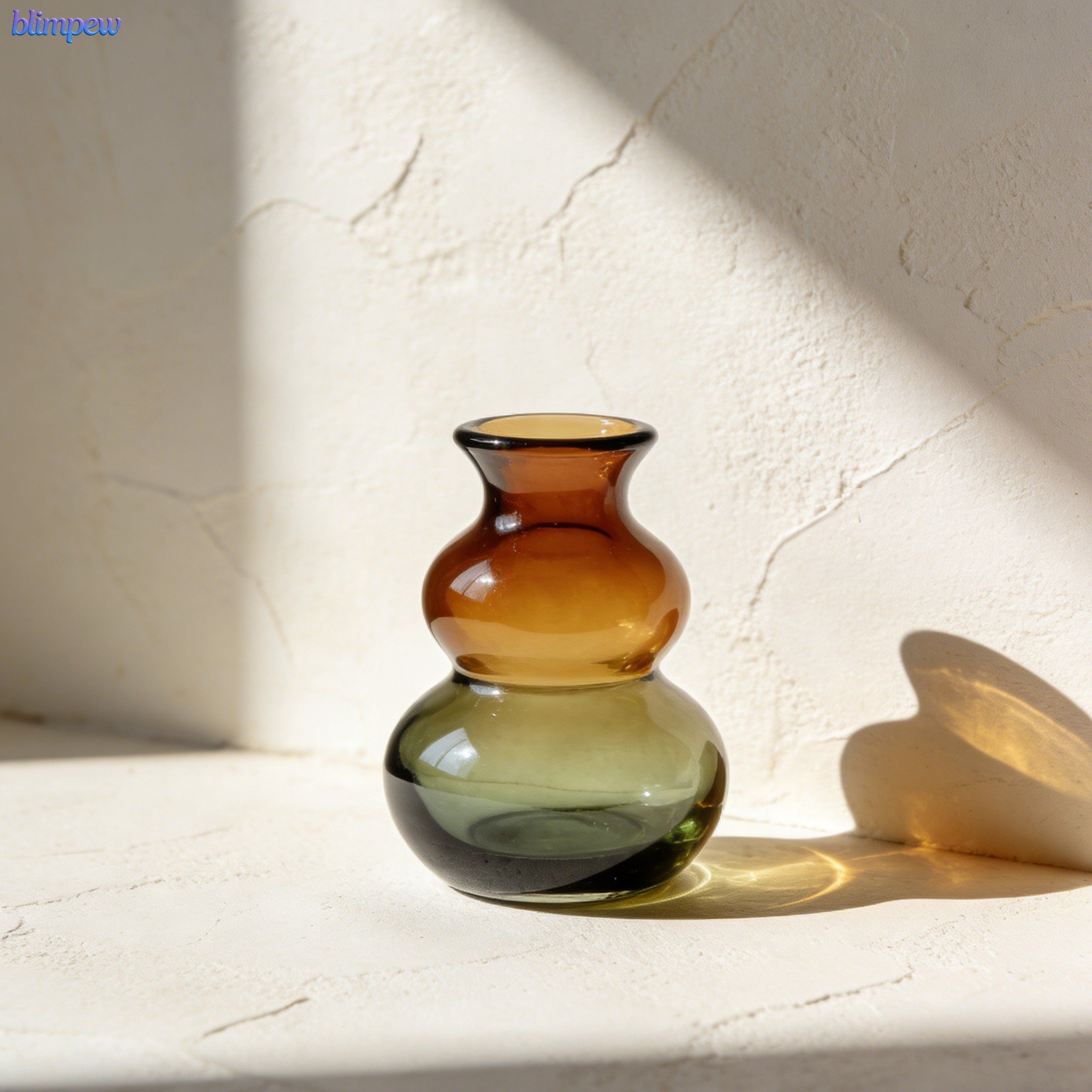 Gourd-Shaped Glass Vases (Set of 3)