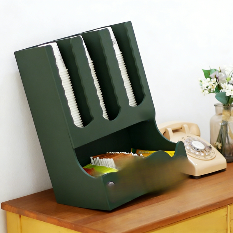 다용도 티백 커피 종이컵 수납함 사무실용