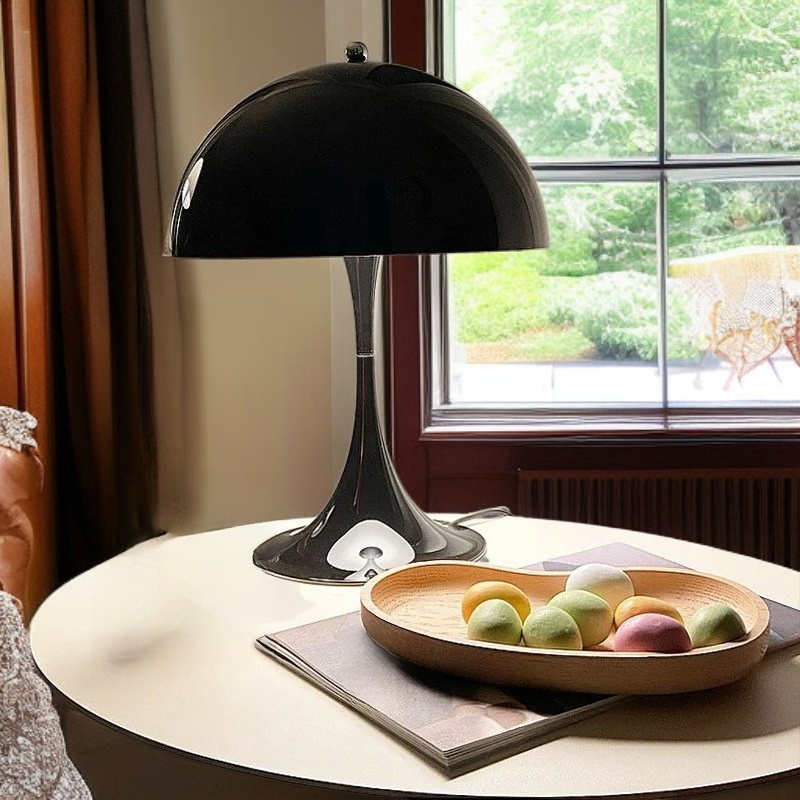 F&S Lewis Pantella Mini Mesa Lámpara de lujo brillante con lámpara incluida