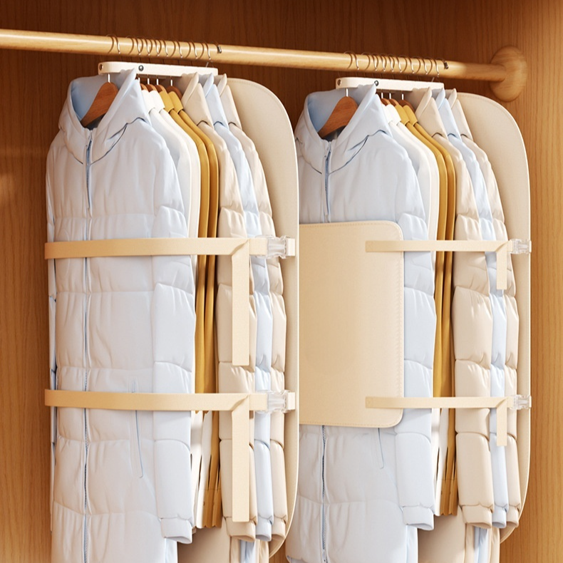 Tabla de compresión colgante para almacenamiento de ropa