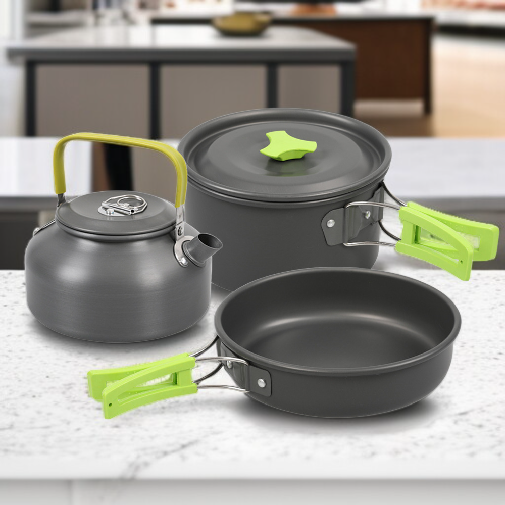  Portable Cookware and Kettle Set
