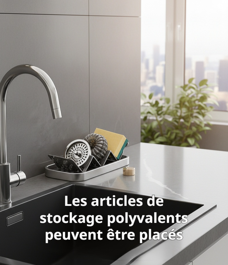 Support mural pour savon en acier inoxydable