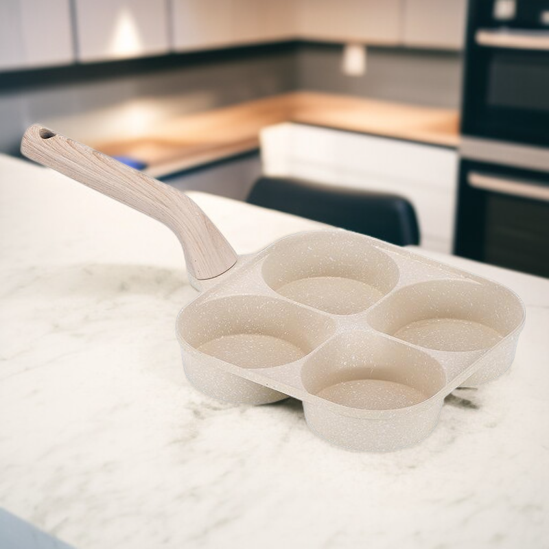 مقلاة إفطار غير لاصقة لتحضير البرغر والبيض، أداة منزلية متعددة الوظائف