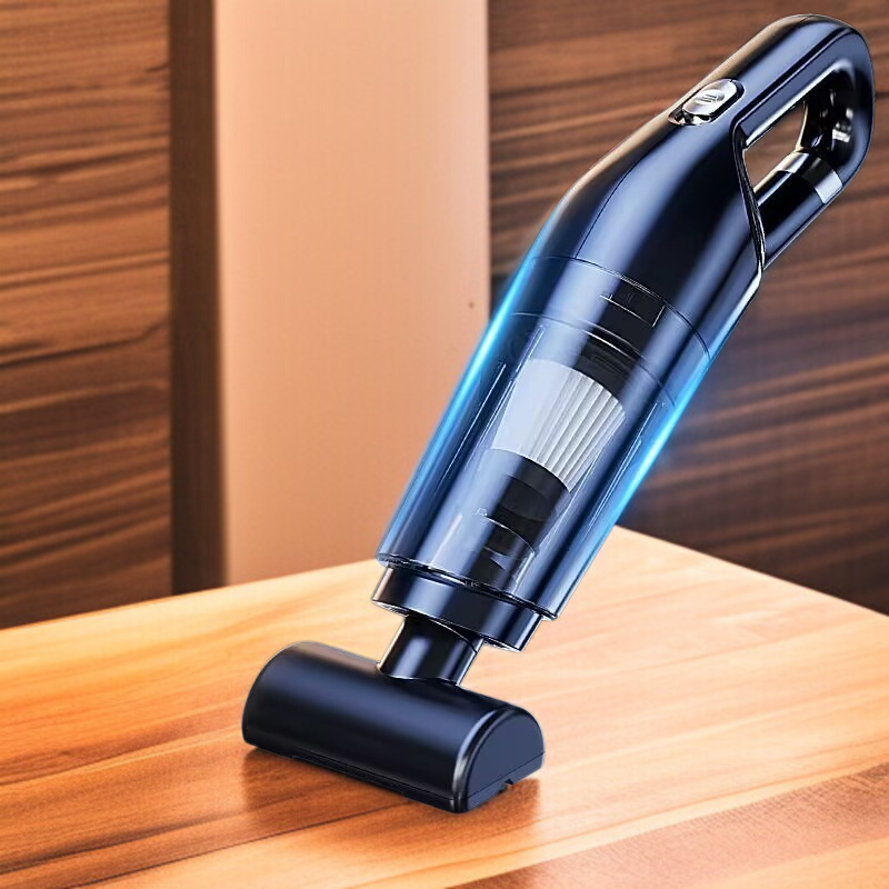 車用掃除機 車用ワイヤレス充電 ハンドヘルド掃除機 車または家庭用 120W ハイパワー吸引 乾湿両用