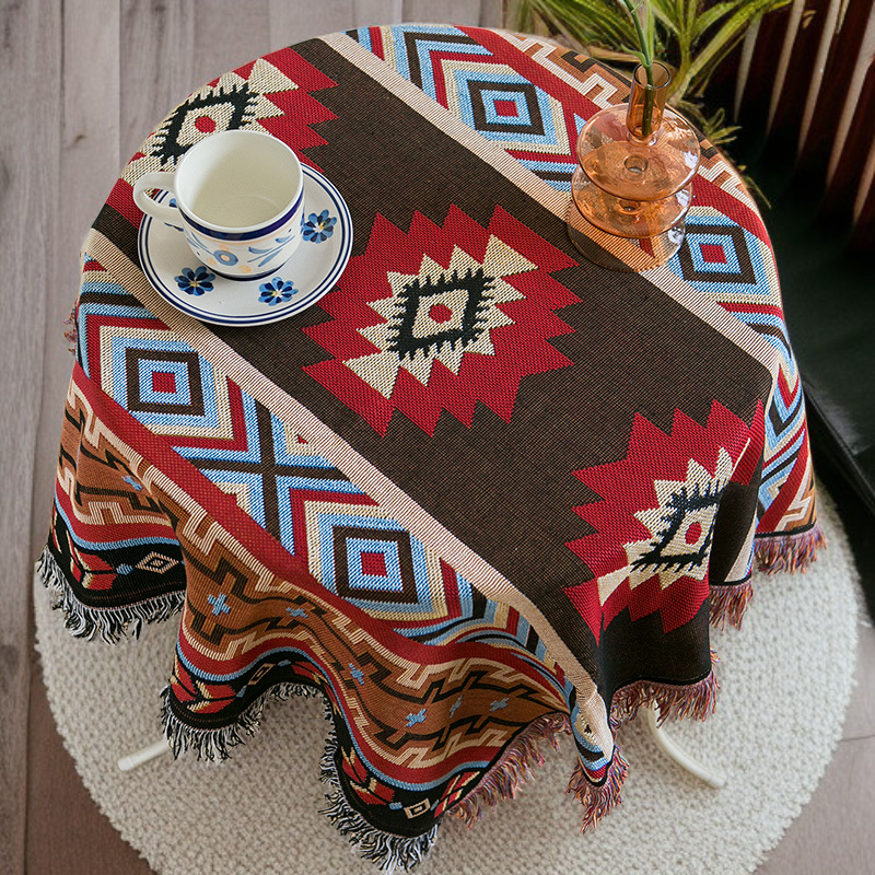 에스닉 차박 캠핑 담요 러그 카페트 