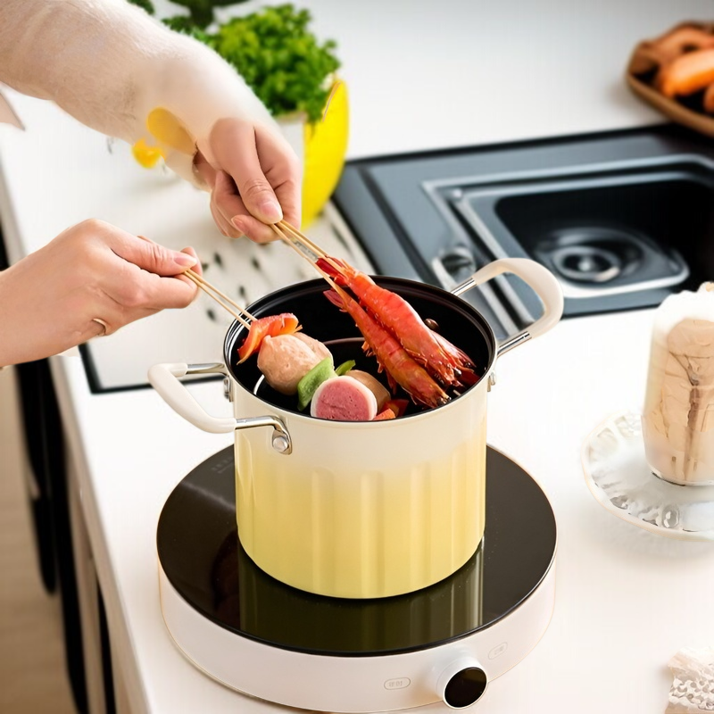 업그레이드 대용량 가정용 다용도 튀김기 튀김기 거름망 그라데이션 튀김기