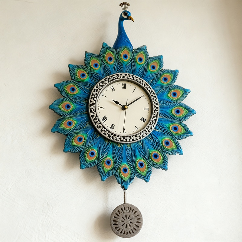 공작 예술 벽걸이 시계 전체 모습