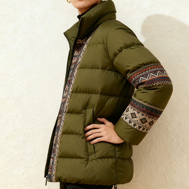 남성용 경량 패딩 점퍼