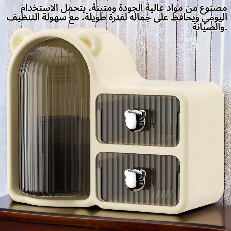 صندوق تخزين دوار لمستحضرات التجميل