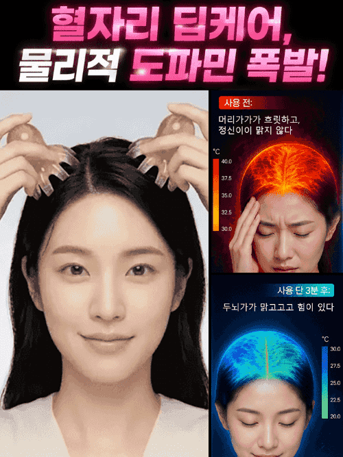 편안한 프리미엄 문어형 경락 마사지 빗