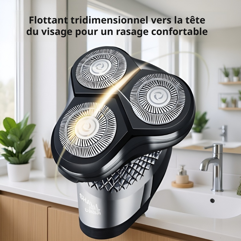 Rasoir électrique intelligent à affichage numérique