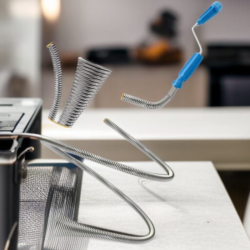 Desatascador de Drenaje Multifuncional para Inodoro, Fregadero y Baño