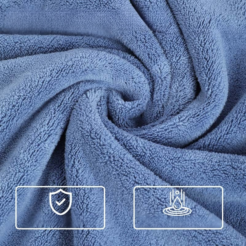實心珊瑚絨浴巾