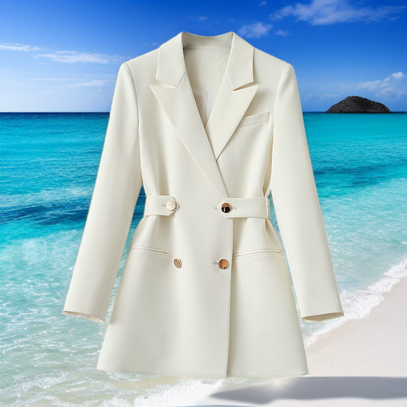 スリムウエストストレートスーツ