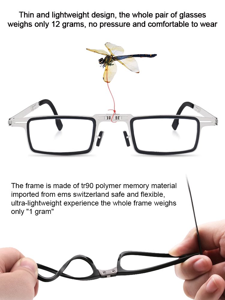 Portable Foldable Anti-Radiation Blue Light Reading Glasses