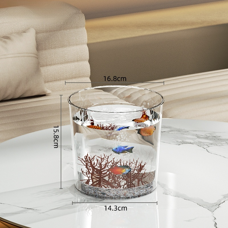 Round ecological fish tank