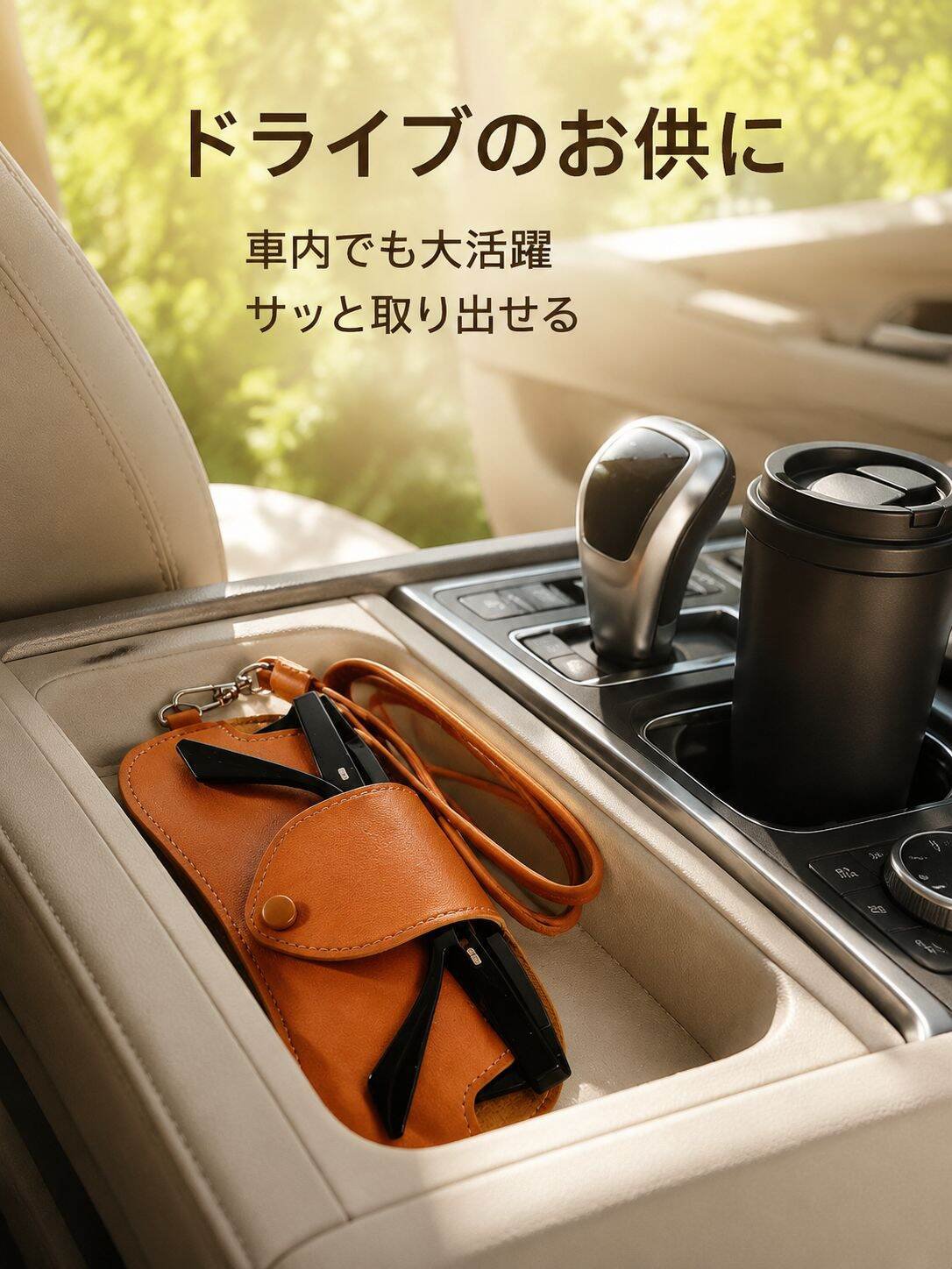 女性用携帯サングラス収納バッグ