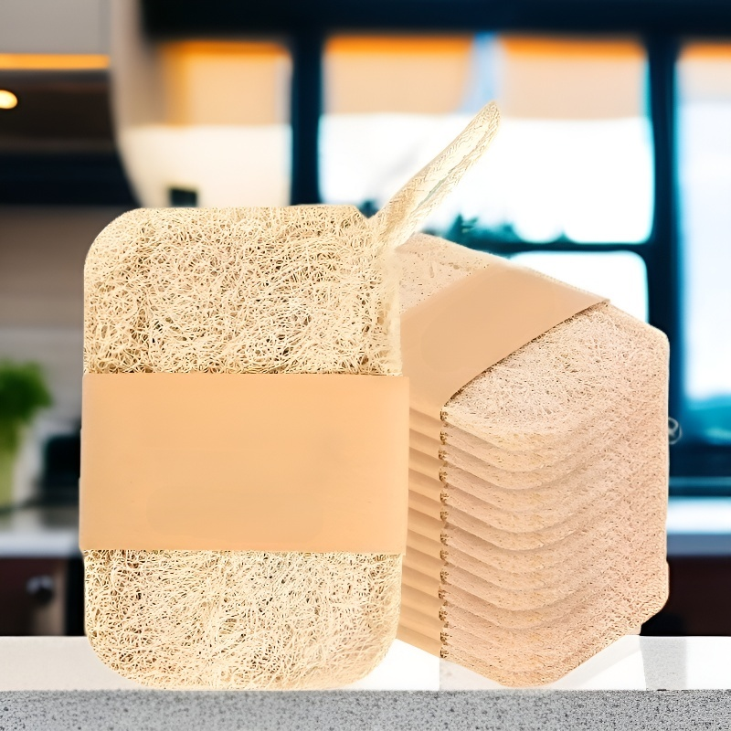 優れた洗浄力、ノンスティック加工、油をはじくヘチマ布巾