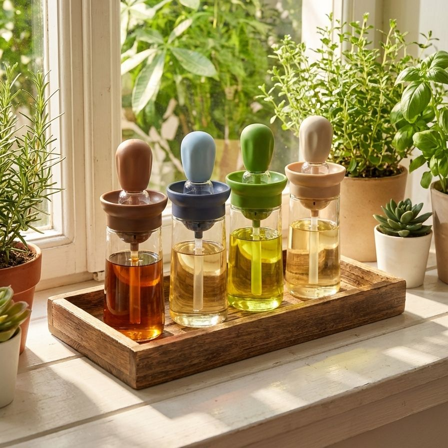 オイルディスペンサーの注ぎ口クローズアップ