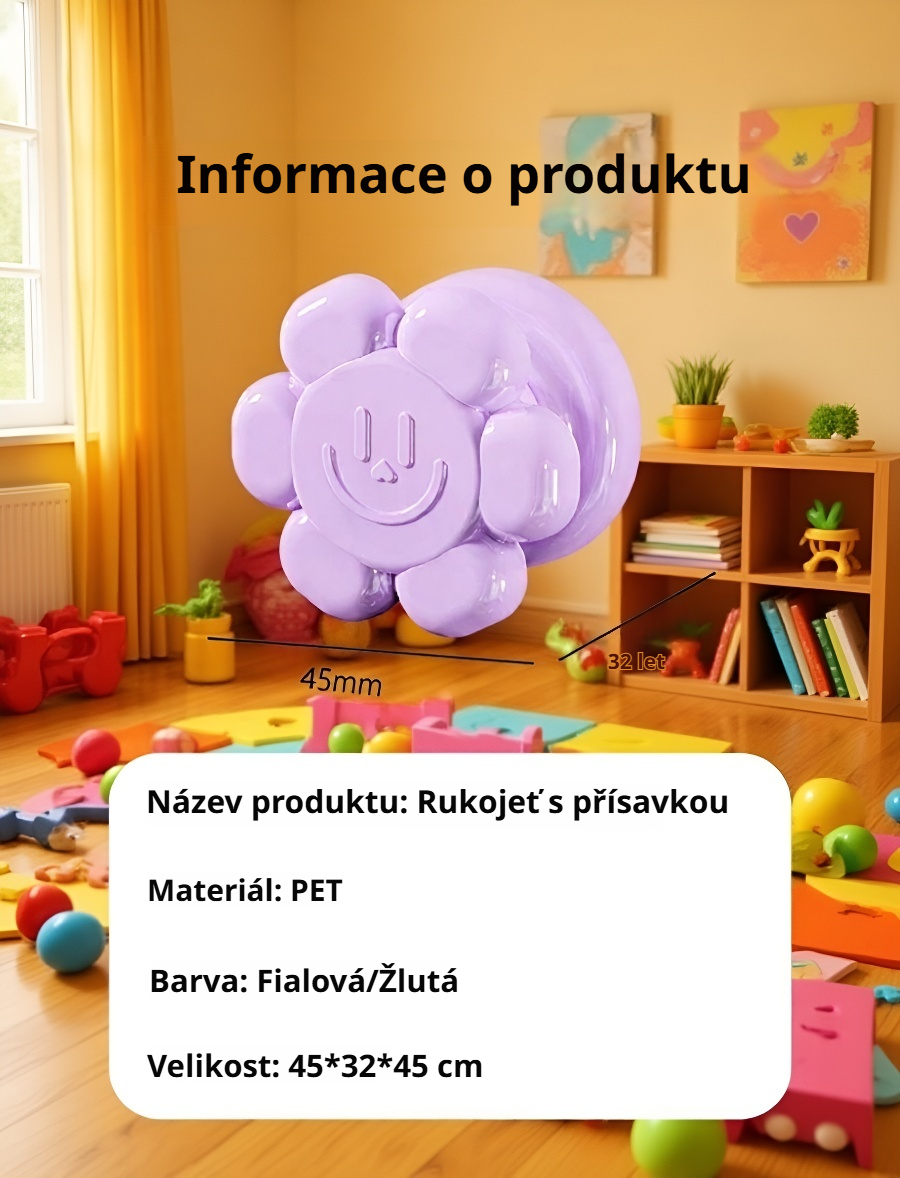 Moderní rukojeť na kuchyňské skleněné dveře