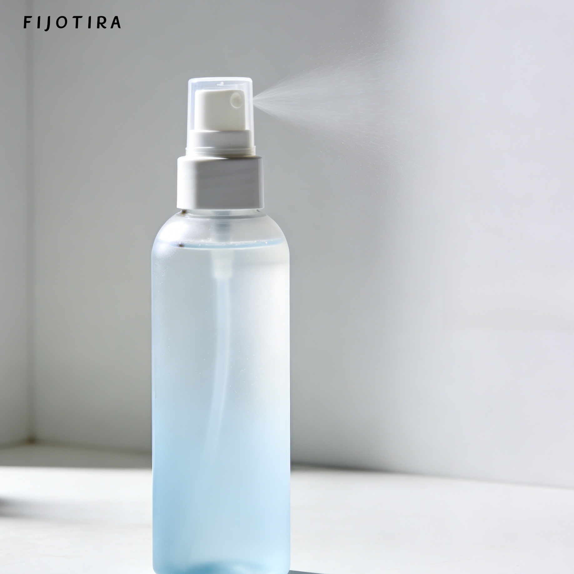 100ml 반투명 파란색 병 선크림 스프레이