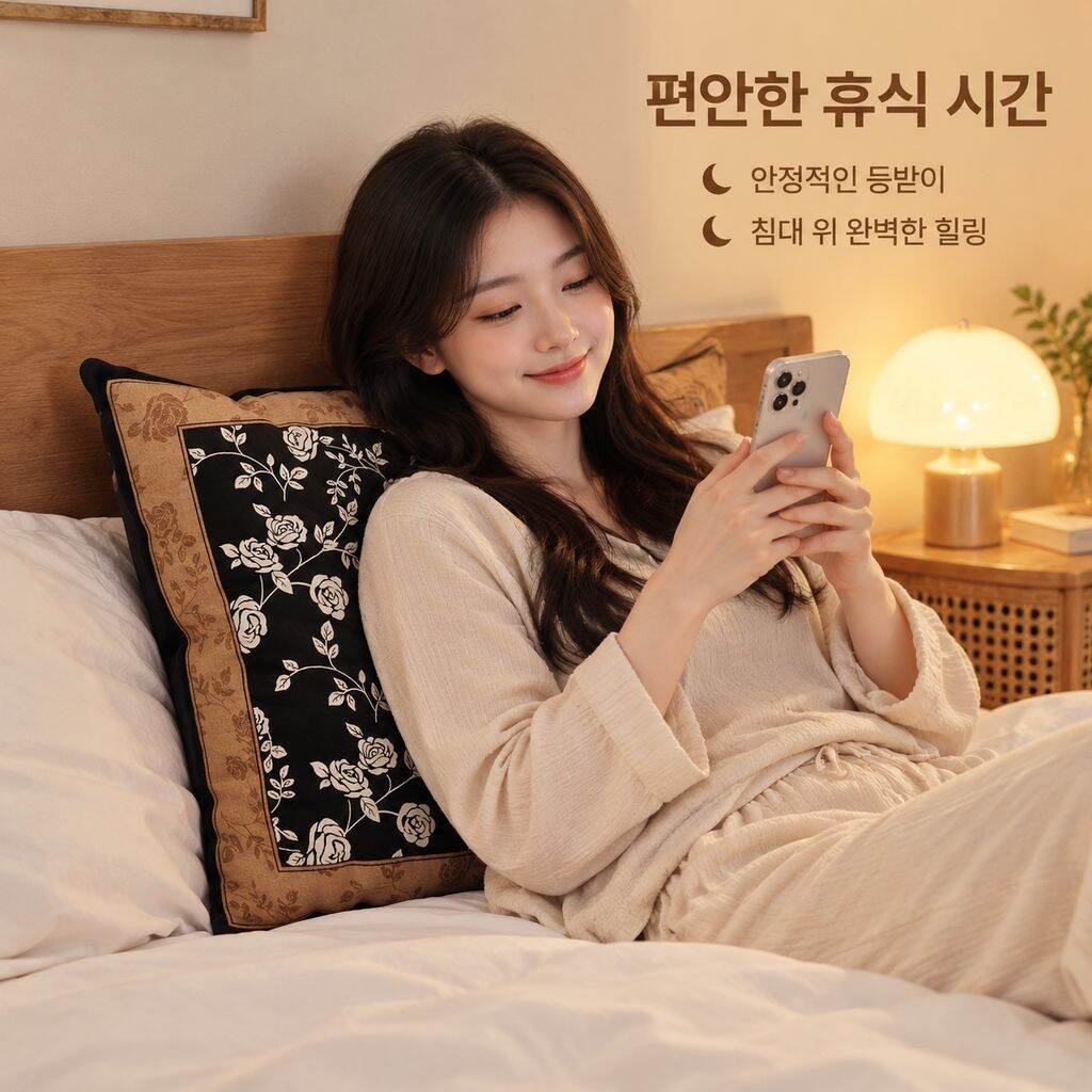 미국 빈티지 스타일 그린 소파 등받이 쿠션, 침대 헤드 소프트 쿠션