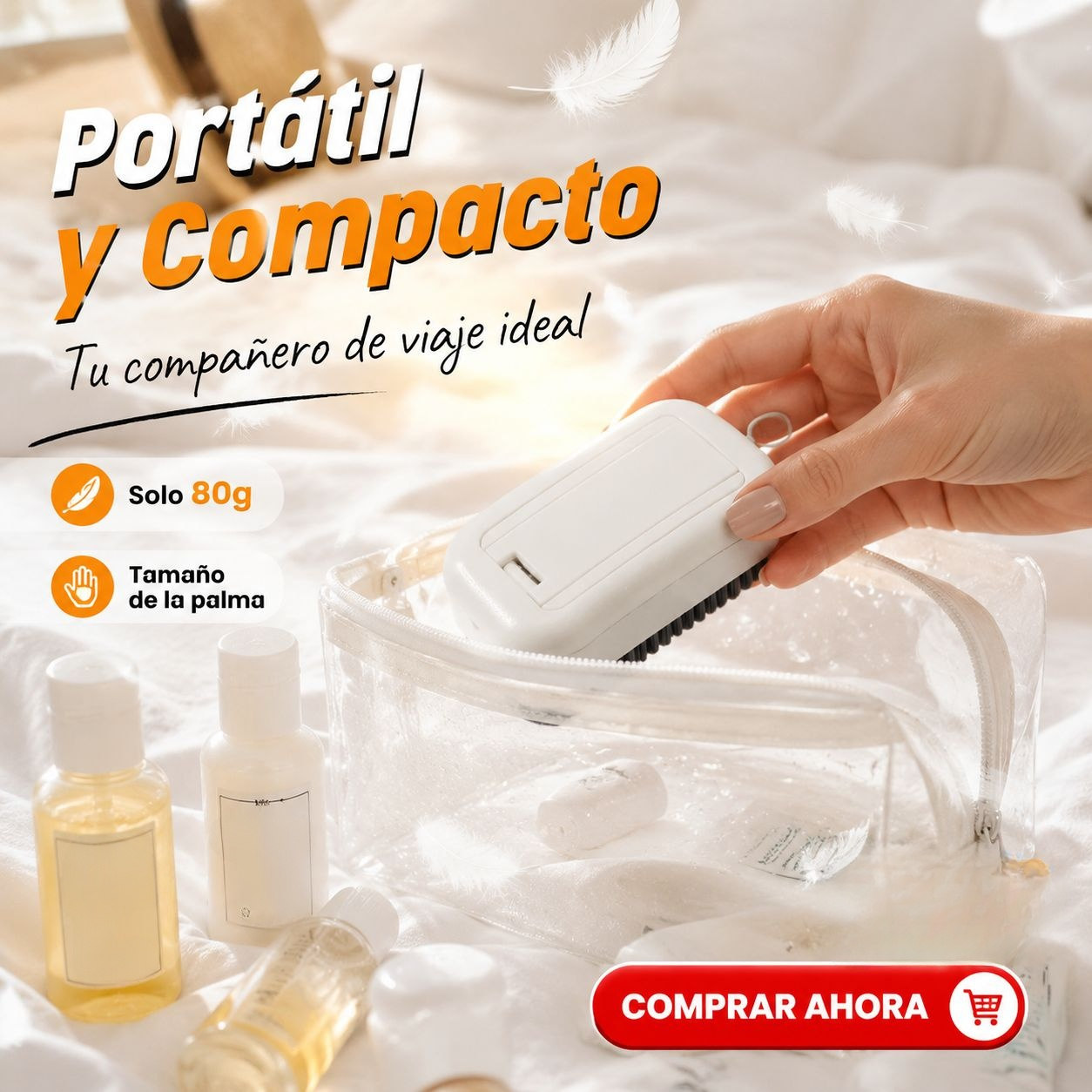 Cepillo de zapatos de mango largo y cerdas suaves, herramienta de limpieza plegable