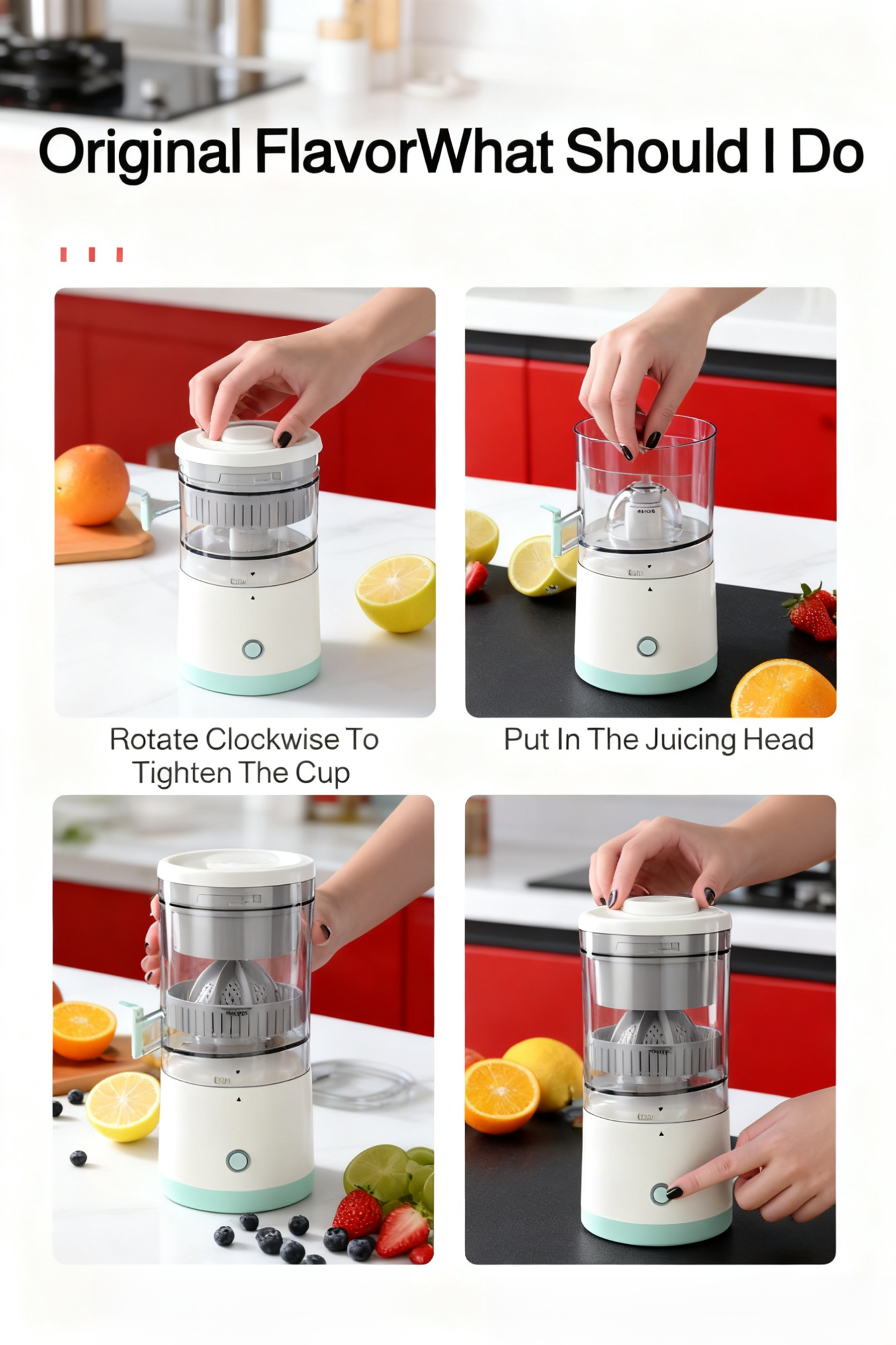 Compact design juicer for modern kitchens