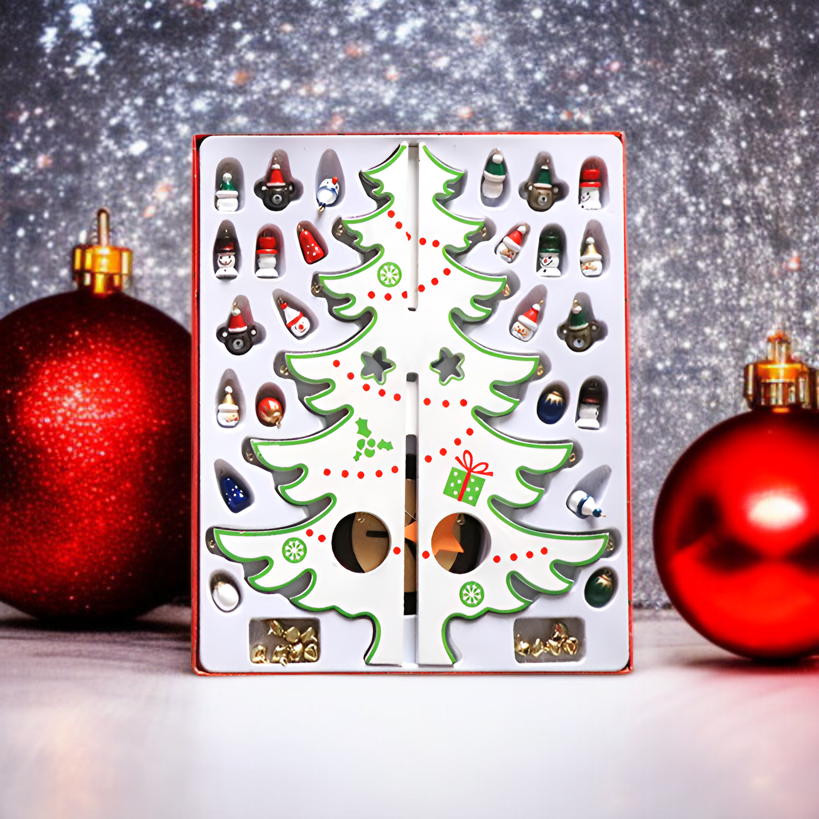 귀여운 작은 탁상용 나무 크리스마스 트리