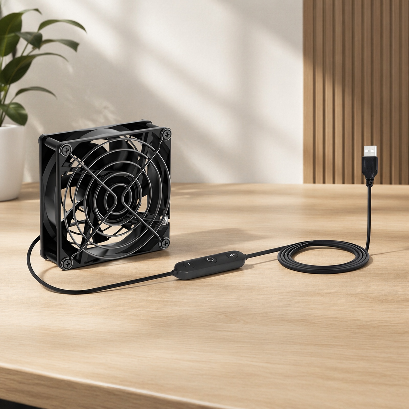 Ventilateur de bureau pour refroidissement de routeur sans fil